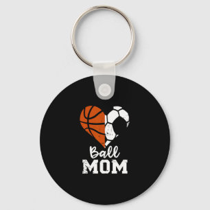 Ll Mama Herz Lustiger Fußball Sketll Mama Schlüsselanhänger
