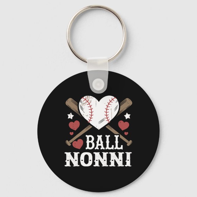 Ll Nonni Sell Heart Nonni Schlüsselanhänger (Vorderseite)