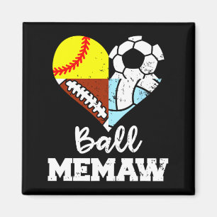 Ll Oma Lustiger Fußball Fußll Weichll Volleyll Spi Magnet