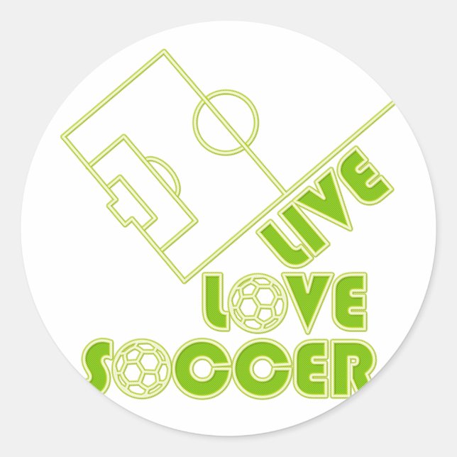 LL_SOCCER RUNDER AUFKLEBER (Vorderseite)