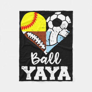 Ll Yaya Soccer Footll Softll Volleyll Player Yaya  Fleecedecke