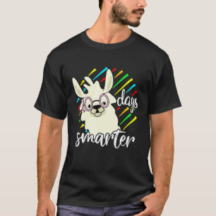 Llama 100 Tage schlauer Alpaka Liebhaber 100. Tag T-Shirt