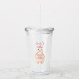 Llama Acryltrinkbecher