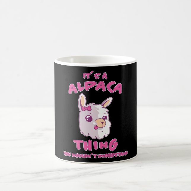 Llama Alpaca Llamas Alpacas Animal Gift Kaffeetasse (Mittel)