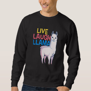 Llama Alpaca Llamas Kinder Frauen und Mädchen 3 Sweatshirt