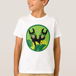 Llama Alpaca Twin Boy Brothers T-Shirt