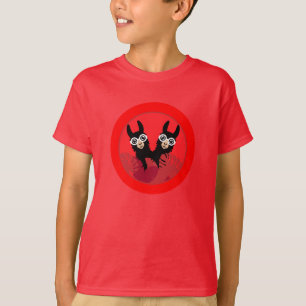 Llama Alpaca Twin Boy Brothers T-Shirt