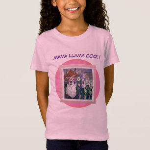 Llama Alpaka angezogen zum Spielen! T-Shirt