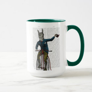 Llama auf Bike Tasse