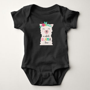 Llama Baby Bodysuit Strampler