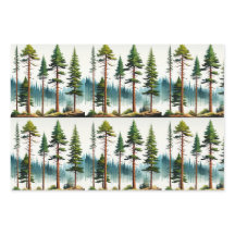 Llama, Baby Deer & Pine Trees, Urlaub, Weihnachten