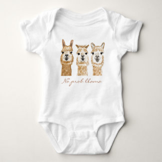 Llama Baby Outfit Strampler