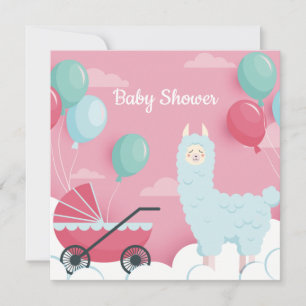 Llama Baby shower Invitation