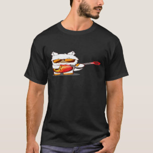 Llama Banjo Niedlich Alpaca Musikinstrument T-Shirt