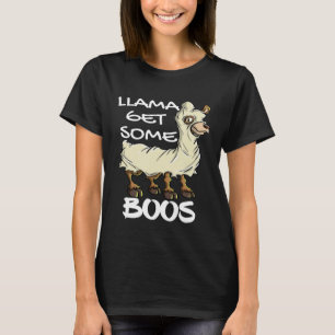 Llama bekommt ein paar Boos Funny Adult Llama Hall T-Shirt