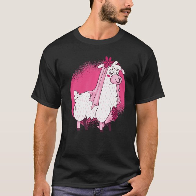 Llama Bride T-Shirt (Vorderseite)