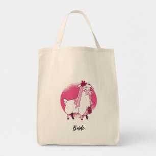 Llama Bride Tote Bag Tragetasche