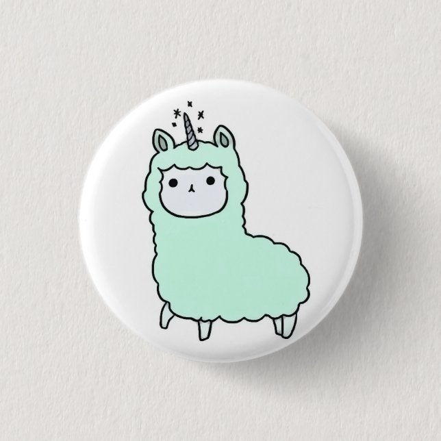 Llama Button (Vorderseite)