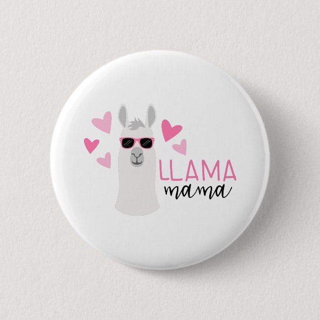 Llama Button (Vorderseite)