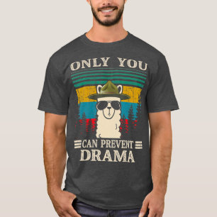 Llama Camping nur Sie können Drama Geschenke verh T-Shirt