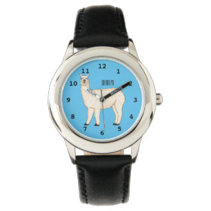 Llama cartoon armbanduhr