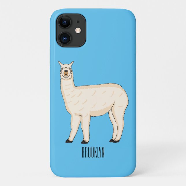 Llama cartoon Case-Mate iPhone hülle (Rückseite)