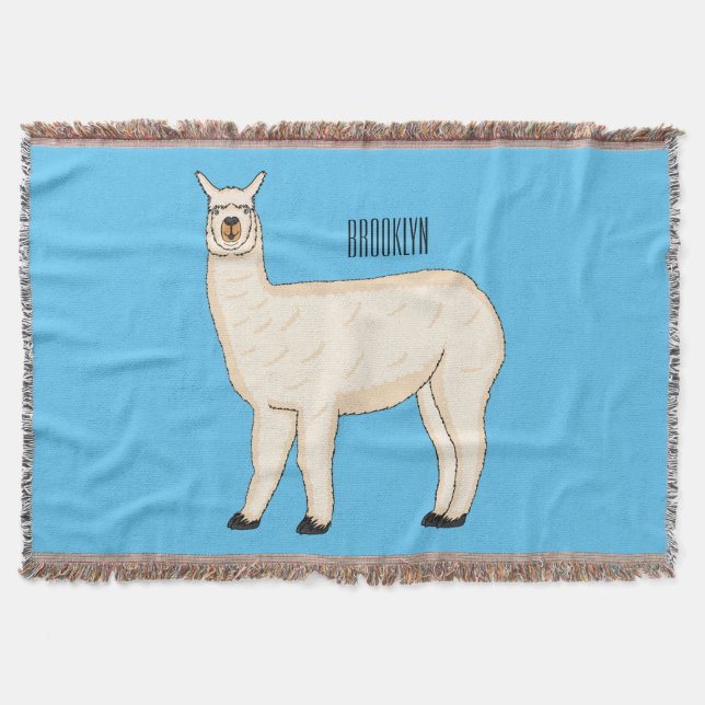 Llama cartoon decke (Vorderseite)