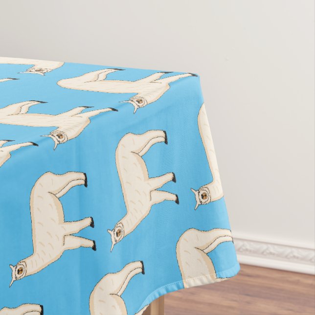 Llama cartoon tischdecke (Beispiel)