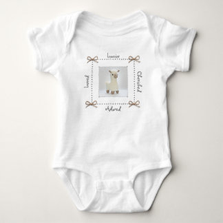 Llama Crochet Baby Bodysuit Personalisieren Strampler