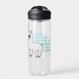 Llama Drama Dysautonomie Bewusstsein Wasser Flasch Trinkflasche