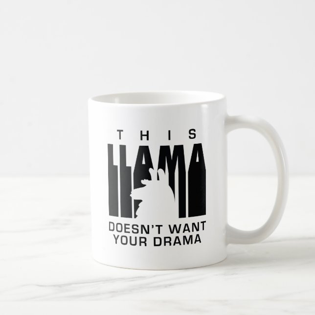 Llama Drama Kaffeetasse (Rechts)