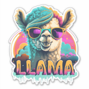 Llama Explorez Notre Adorable Sticker Llama Collec