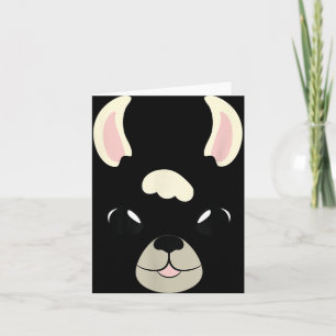 Llama Face Halloween Kostüm Alpaca Liebhaber Karte