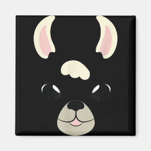 Llama Face Halloween Kostüm Alpaca Liebhaber Magnet