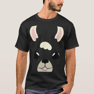 Llama Face Halloween Kostüm Alpaca Liebhaber T-Shirt