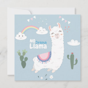 Llama Feiertagskarte