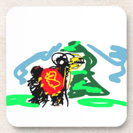 Llama fun getränkeuntersetzer