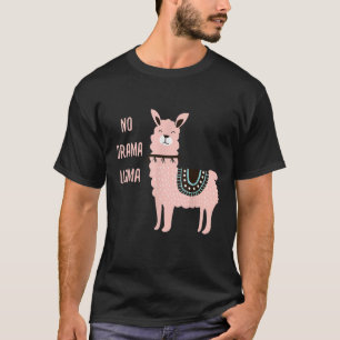 Llama Funny No Drama Llama Lover Geschenk T-Shirt