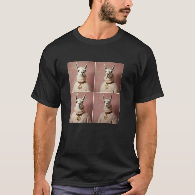 Llama Funny T-Shirt (Vorderseite)