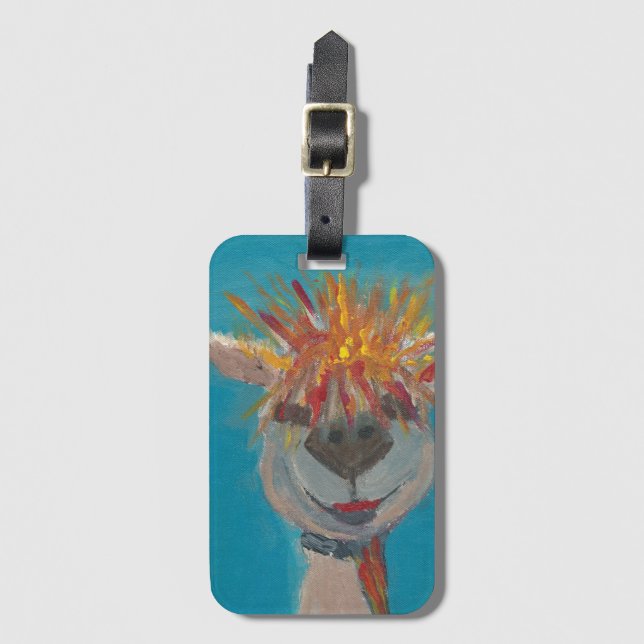 Llama Gepäckanhänger (Vorderseite Vertikal)