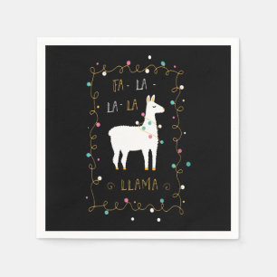 Llama Gift   Llama Sing Funny Serviette