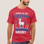 Llama Hanukkah Pajama Chanukah Menorah Funny Jewis T-Shirt<br><div class="desc">Llama Hanukkah Pajama Chanukah Menorah Funny Jewish Holiday.</div>