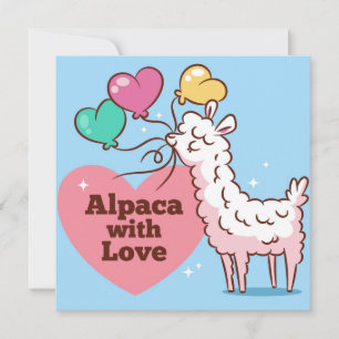 Llama Holiday Card Feiertagskarte