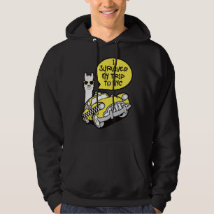 Llama Ich überlebte meine Reise nach New York City Hoodie