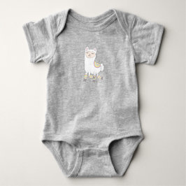 Llama in Legwarmers Baby Bodysuit Baby Strampler
