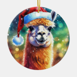 Llama Keramik Ornament