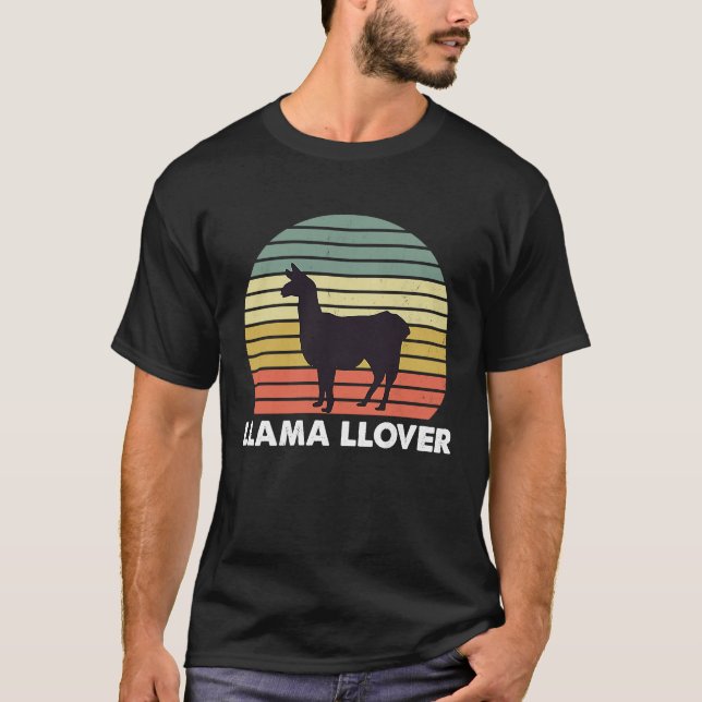 Llama L Rechtschreibung T-Shirt (Vorderseite)