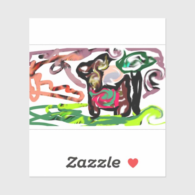 Llama Lazy Aufkleber (Blatt)