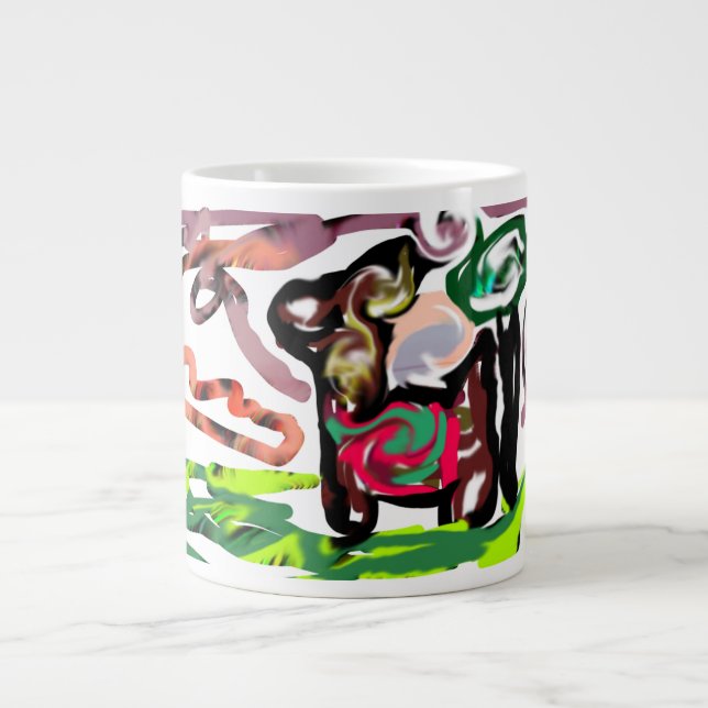 Llama Lazy Jumbo-Tasse (Vorderseite)