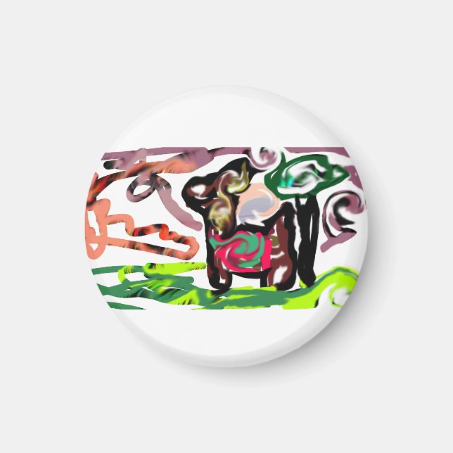 Llama Lazy Magnet (Vorne)